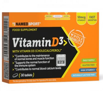 Named Sport Vitamin D3 30 tablets