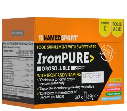 Named Sport Iron Pure Ferro orosolubile 30 bustine