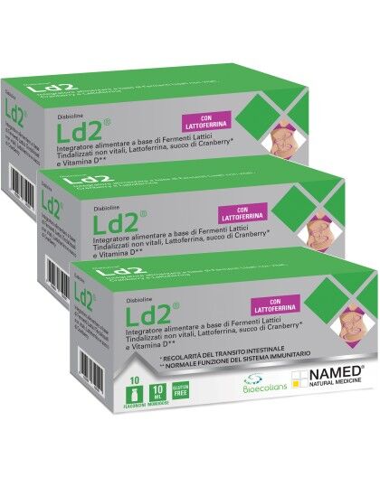 Named LD2 Fermenti Lattici con lattoferrina 3 X 10 falconi da 10 ml