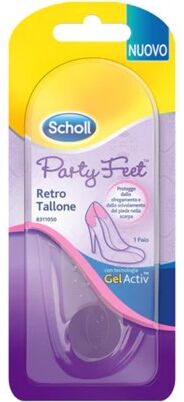 Scholl Retro Tallone Party Feet Gel Activ Ultra Slim 1 paio