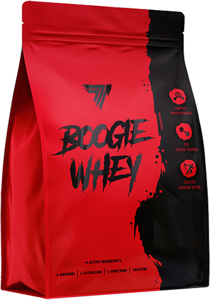 Trec Nutrition Boogie Whey 2 kg Proteine del siero Latte Gusto Doppio Cioccolato