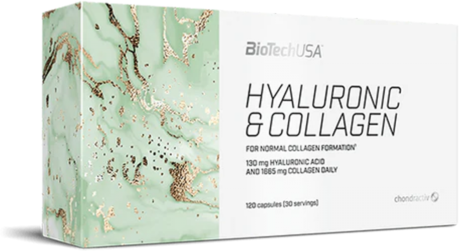 Biotech Usa Hyaluronic & Collagen 120 cps