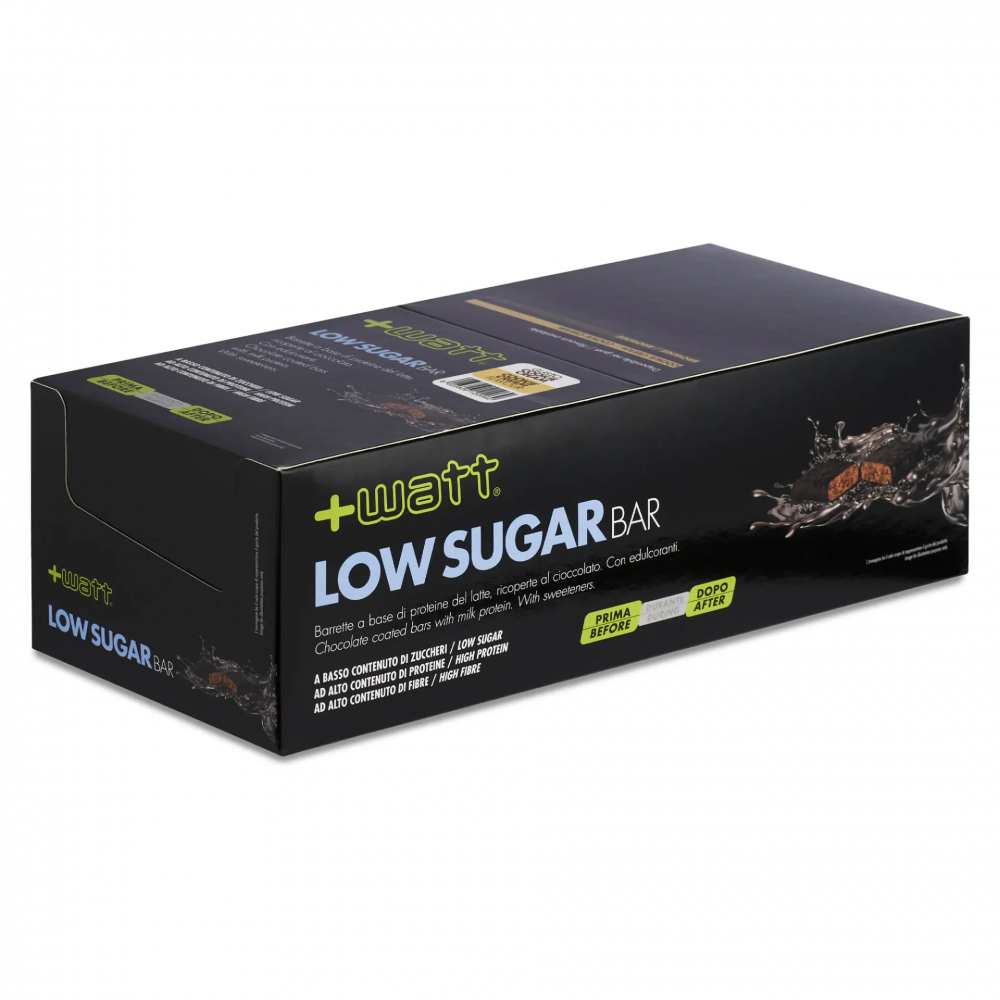 +Watt Low Sugar Bar 24 Barrette Proteiche da 50 gr