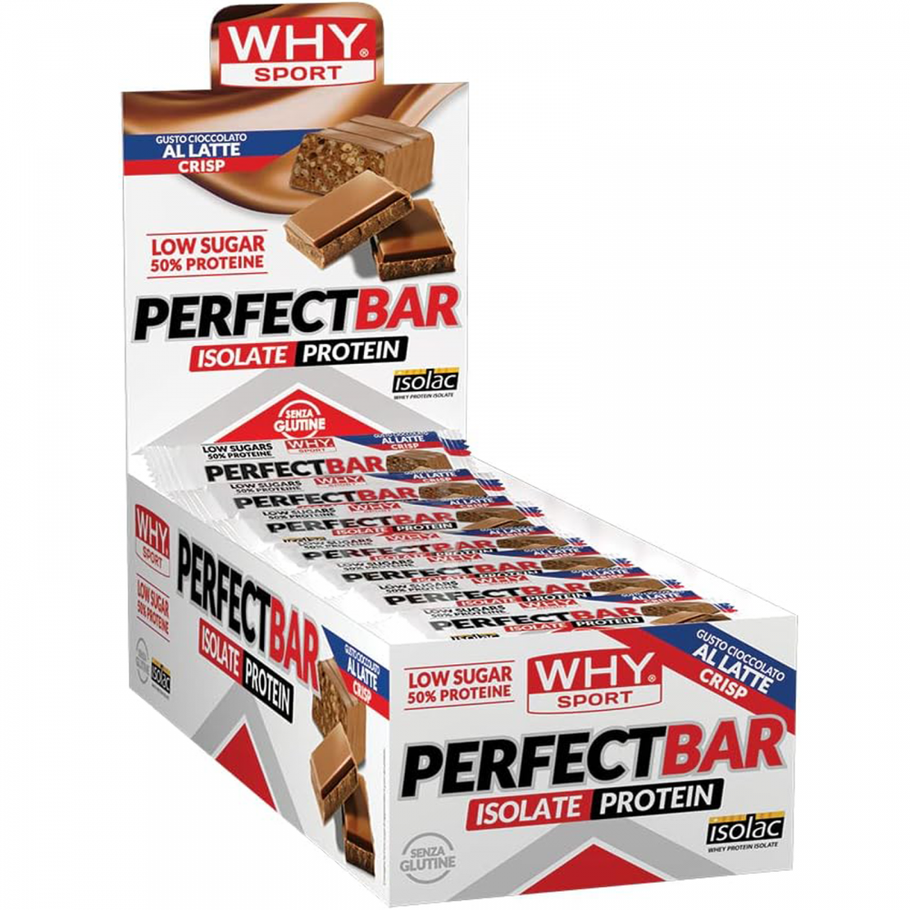 WHY Sport Perfect Bar 28 Barrette Proteiche da 50 gr 50% di Proteine