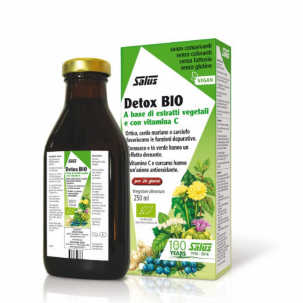 BIO + Salus Detox Bio 250 ml Depurativo, drenante, antiossidante.