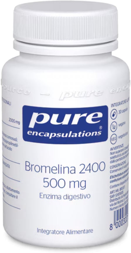 Pure Encapsulations Bromelina 2400 500 mg 90 cps