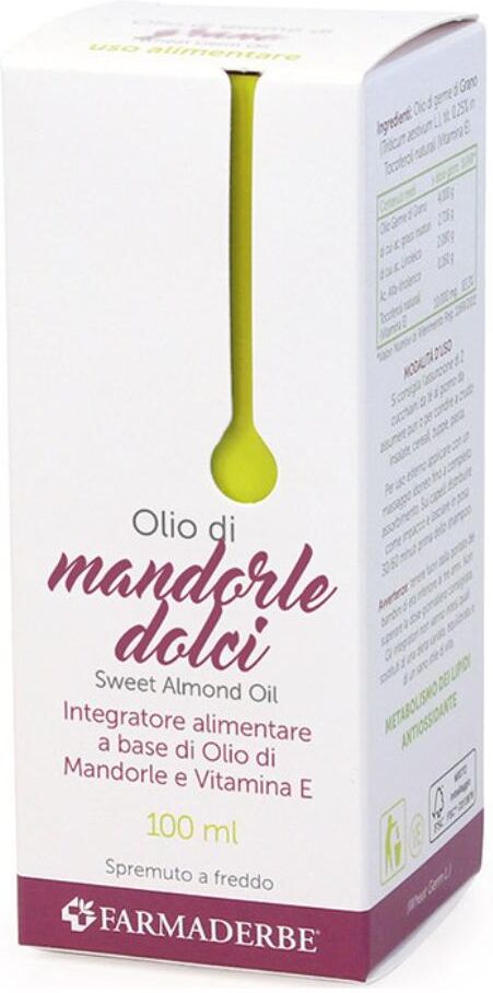 Farmaderbe Olio Alimentare Mandorle Dolci