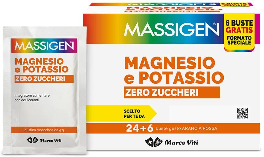 Marco Viti Farmaceutici Spa Magnesio Potassio Zero24+6bust