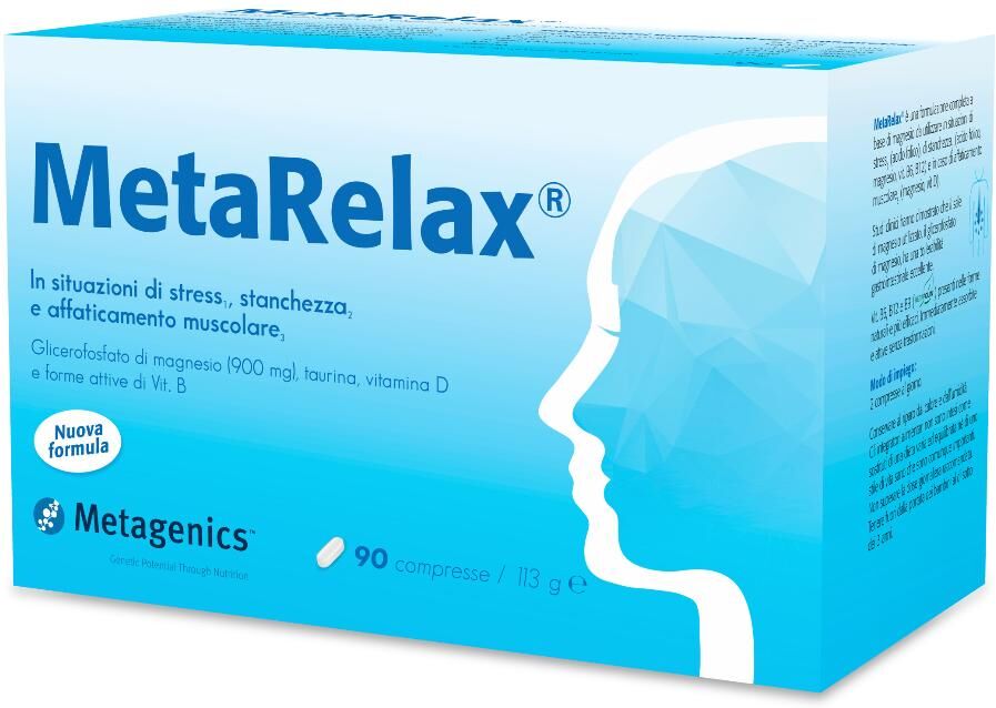 Metagenics Belgium Bvba Metarelax 90cpr New