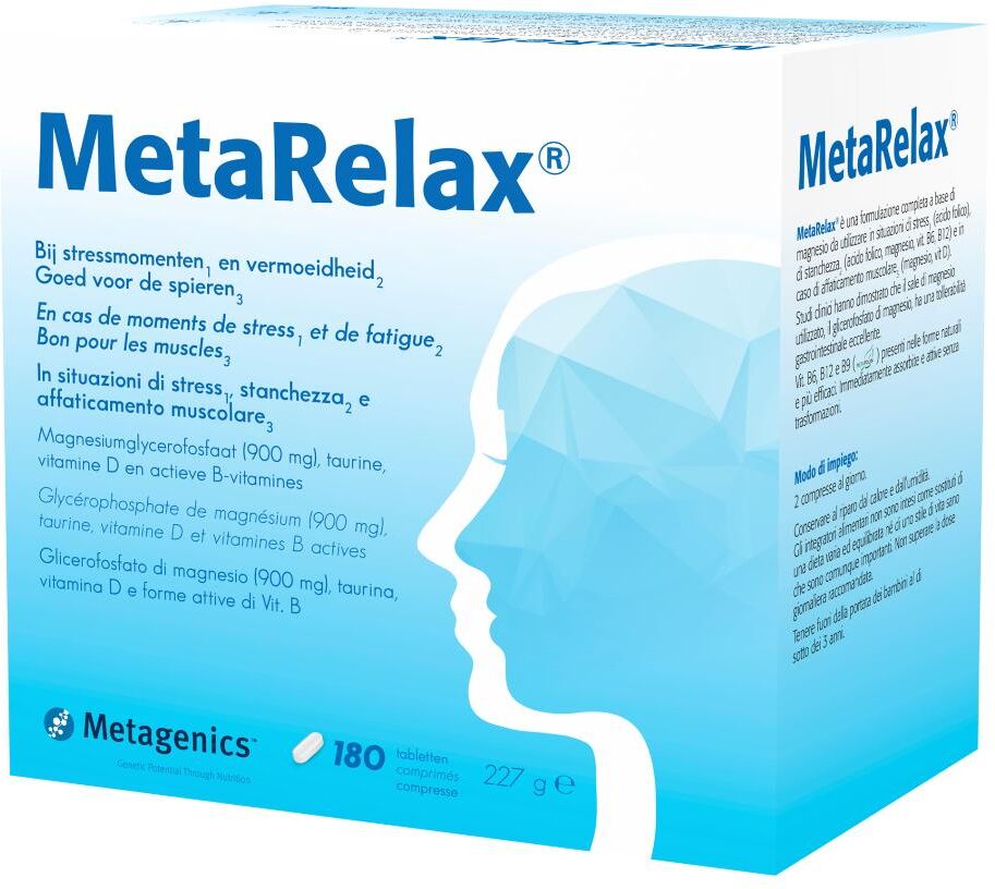 Metagenics Belgium Bvba Metarelax 180cpr