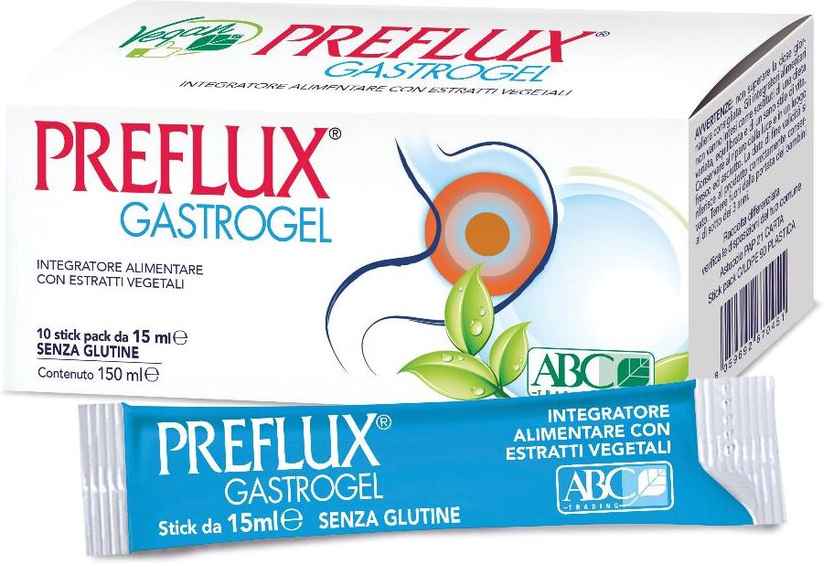 A.B.C. Trading Srl Preflux Gastrocel 10stick Pack