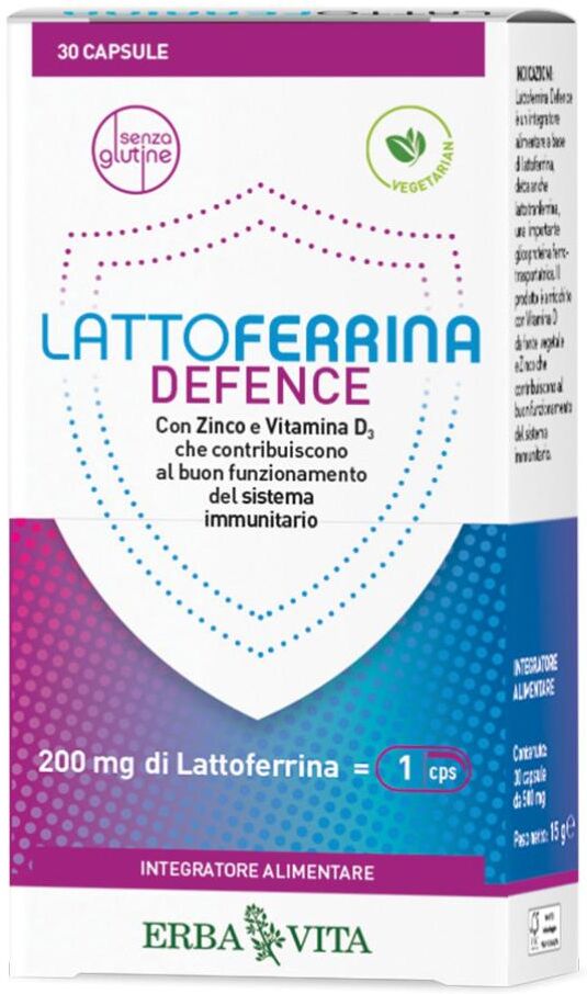 Erba Vita Lattoferrina Defence 30cps Ebv