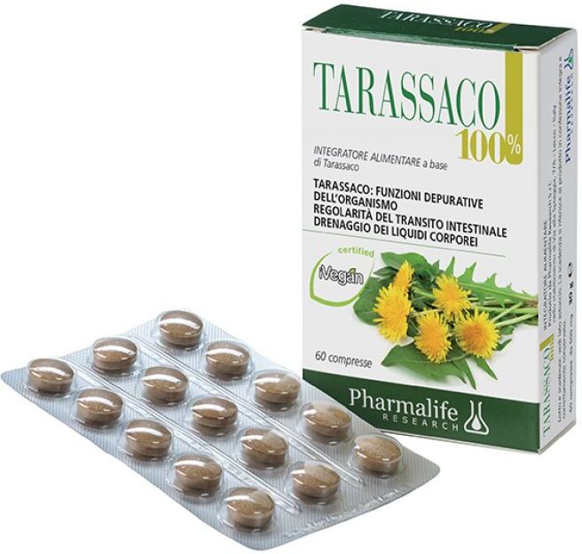 Pharmalife research srl Tarassaco 100% 60 Compresse