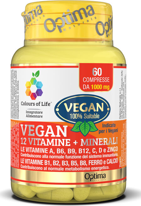 Optima naturals srl Colours Of Life Vegan 60cpr