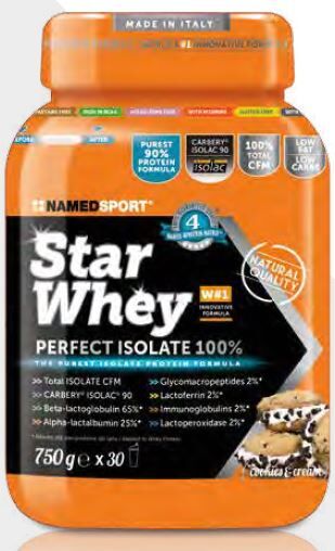 NAMEDSPORT Srl Star Whey Cookies&cream 750g