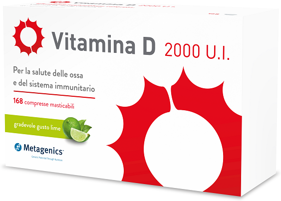 Metagenics belgium bvba Vitamina D 2000 Ui 168cpr Mast