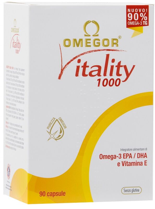 U.g.a. nutraceuticals srl Omegor Vitality 1000 90cps
