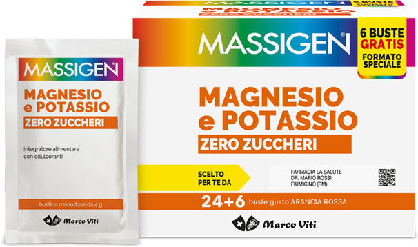 Marco viti farmaceutici spa Magnesio Potassio Zero24+6bust