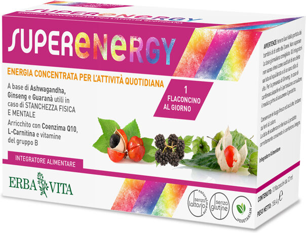 Super Energy 10 Flaconi 12 Ml Erba Vita