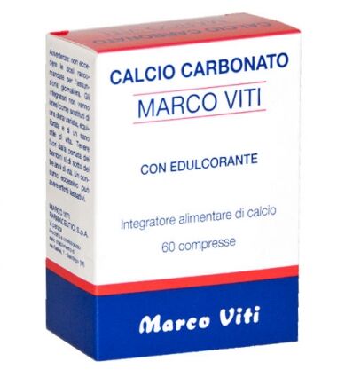 Marco viti farmaceutici spa CALCIO CARBONATO 60 COMPRESSE 690MG