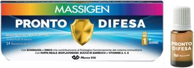 Marco viti farmaceutici spa MASSIGEN PRONTO DIFESA 14 FLACONCINI DA 10ML