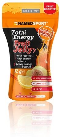 Namedsport srl TOTAL ENERGY FRUIT JELLY  PEACH / ORANGE / LEMON 42g