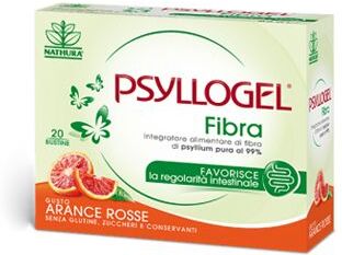 Giuliani spa NATHURA PSYLLOGEL FIBRA GUSTO ARANCIA ROSA INTEGRATORE ALIMENTARE 20 BUSTINE