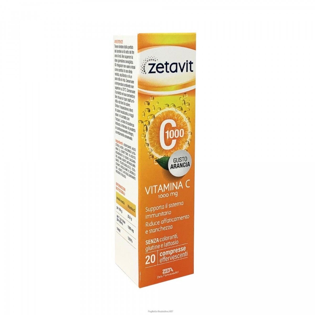 Zeta farmaceutici spa ZETAVIT C1000 20 Compresse Effervescenti