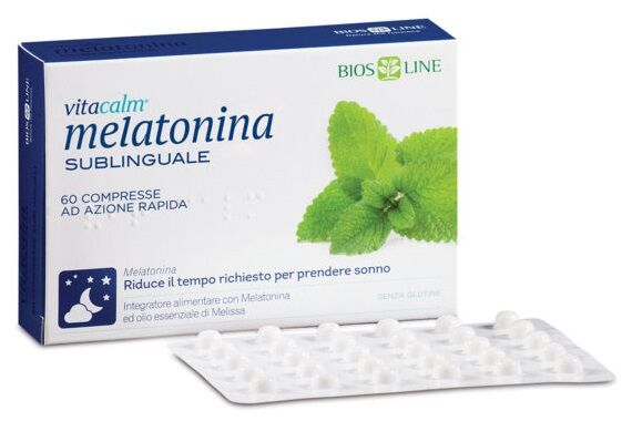 BIOS LINE SpA Vitacalm Melatonina 1mg 60 Compresse