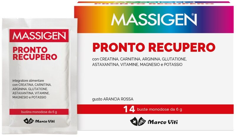 Marco viti farmaceutici spa MASSIGEN PRONTO RECUPERO 14 BUSTINE