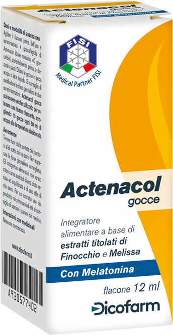 DICOFARM SpA ACTENACOL Gtt 12ml