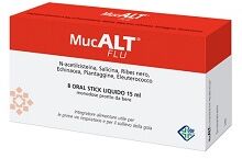 DDFARMA Srl MUCALT Flu 8 Stick Mono 15ml