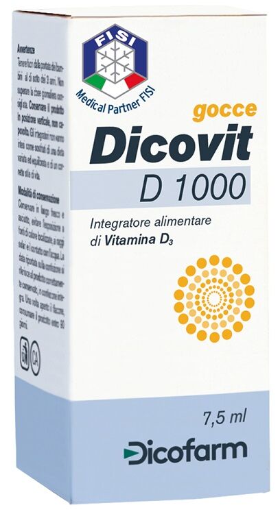 DICOFARM SpA DICOVIT D*1000 Gtt 7,5ml