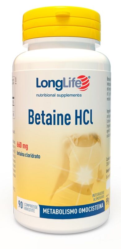 LONGLIFE Srl LONGLIFE BETAINE HCL 90 Cpr
