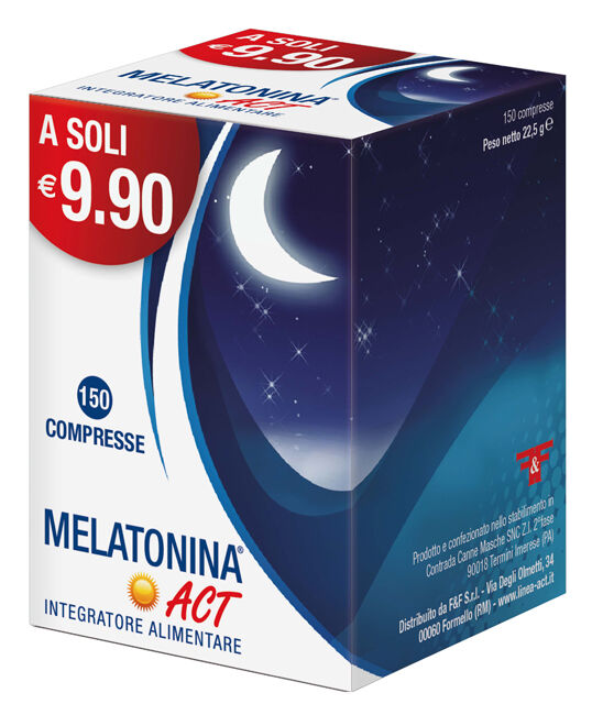 F&f srl MELATONINA ACT 150 Cpr 1mg