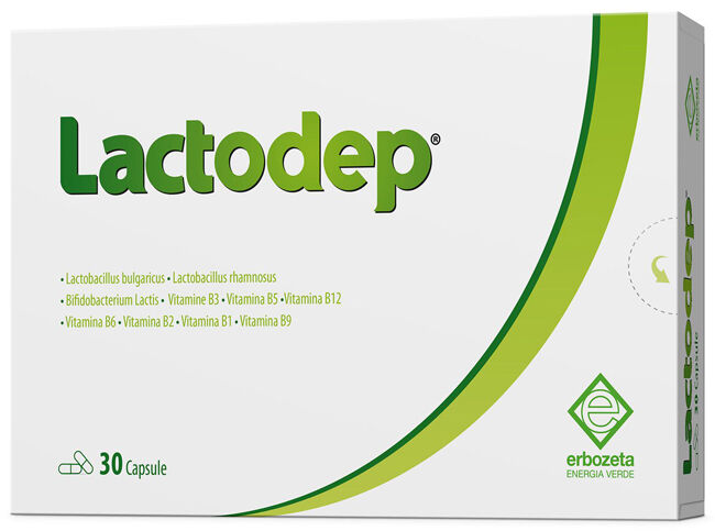 ERBOZETA SpA LACTODEP 30 Cps 425mg