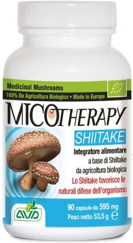 A.V.D. REFORM srl MICOTHERAPY SHIITAKE INTEGRATORE ALIMENTARE 90 CAPSULE