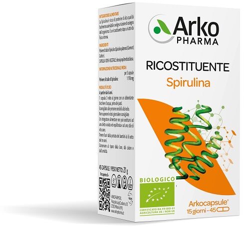 Arkofarm srl ARKOCAPSULE SPIRULINA 45 CAPSULE