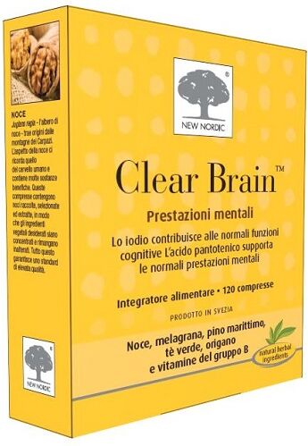 NEW NORDIC Srl CLEAR BRAIN 120 Cpr