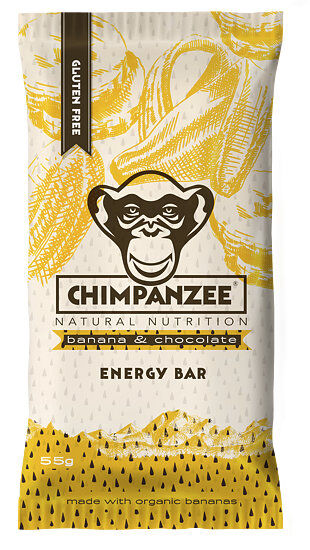 Chimpanzee Banana & Chocolate - barretta energetica Yellow