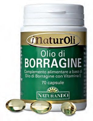 Naturando Olio Di Borragine Integratore Pelle 70 Capsule