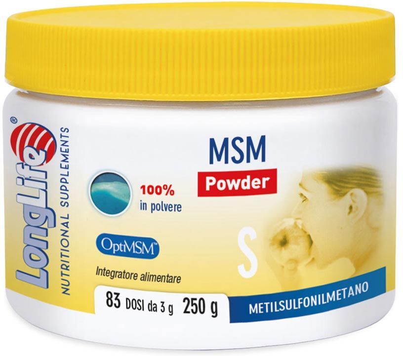 Longlife Msm Powder Integratore Capelli E Unghie 250g