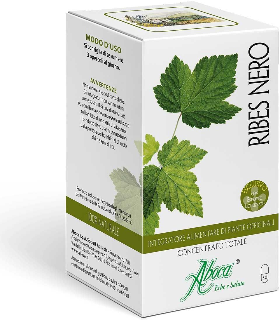 Aboca Ribes Nero Concentrato Totale 50 Opercoli