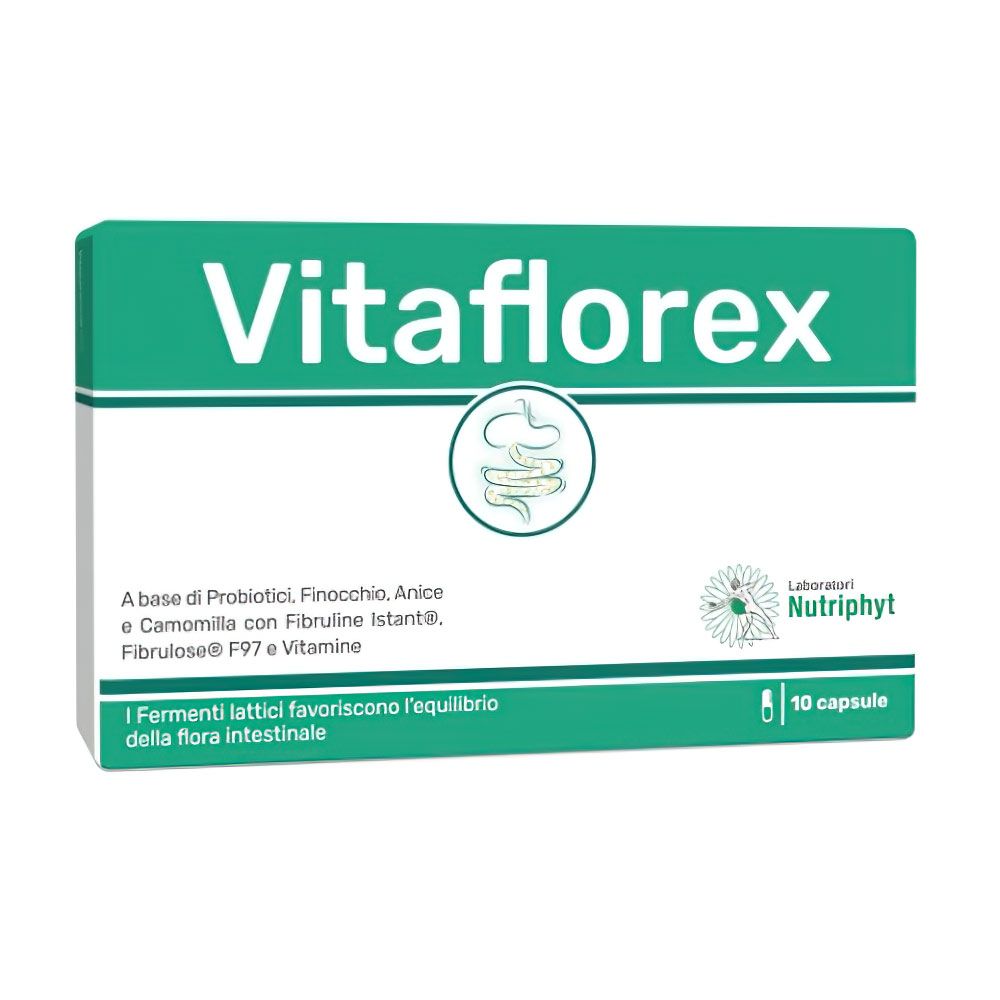 Vitry Vitaflorex Integratore Fermenti Lattici 10 Capsule
