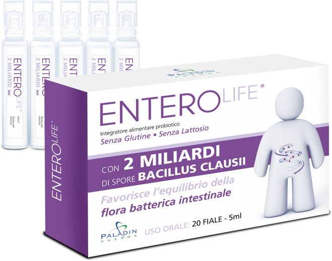 Paladin Pharma Enterolife 2 Miliardi Integratore Fermenti Lattici 20 Fiale Da 5ml