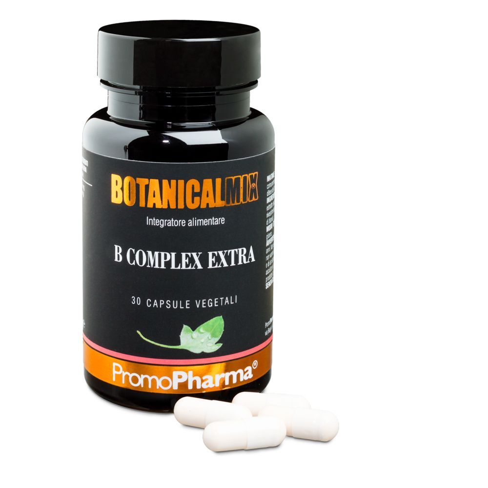 Promopharma Botanical Mix B Complex Extra Integratore Vitamine B 30 Capsule