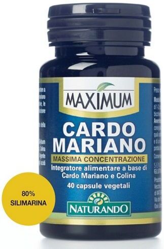 Naturando Maximum Cardo Mariano Integratore Fegato 40 Capsule