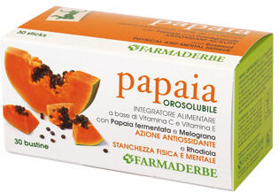 Farmaderbe Papaia Orosolubile 30 Bustine