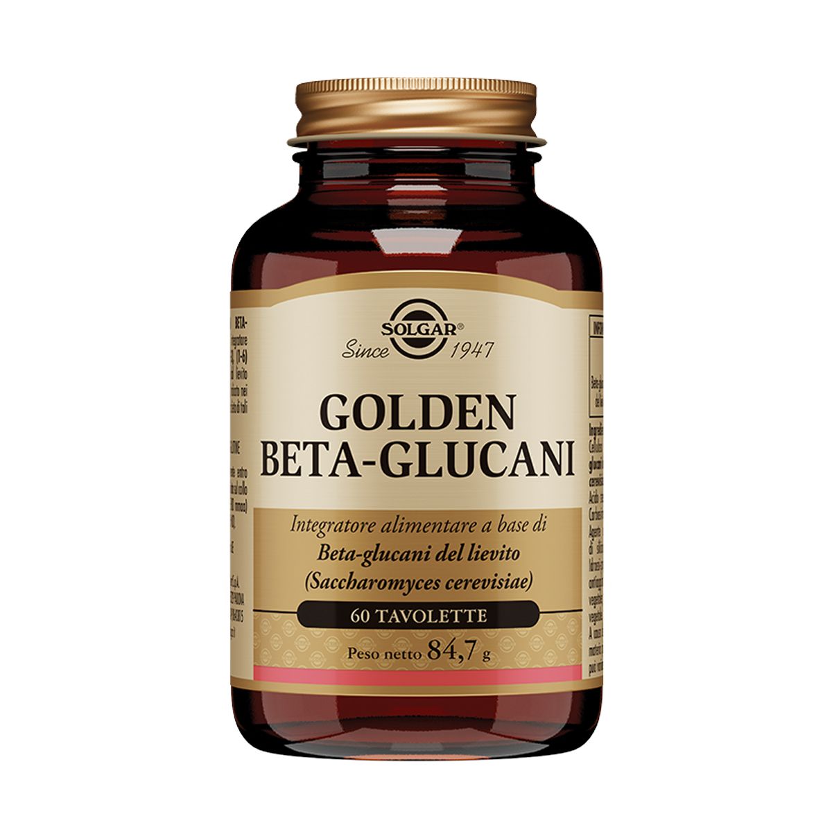 Solgar Golden Beta-glucani Integratore Difese Immunitarie 60 Tavolette