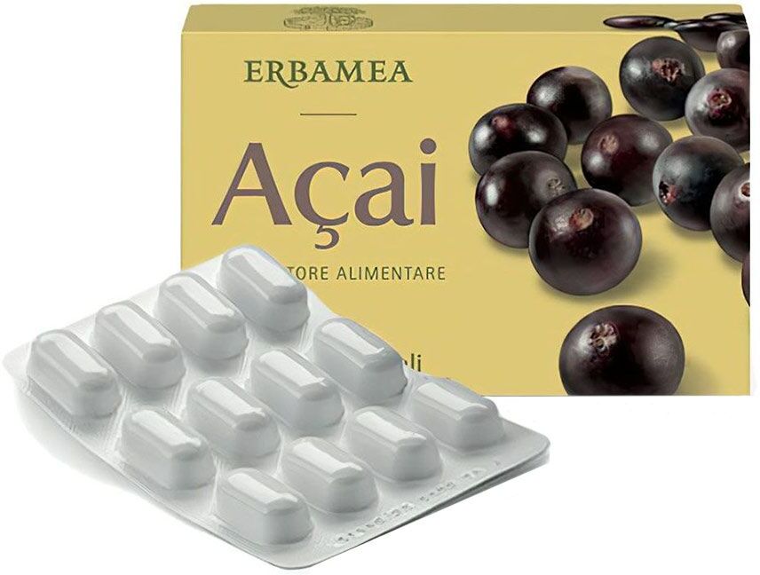 Erbamea Acai Integratore Antiossidante 24 Capsule